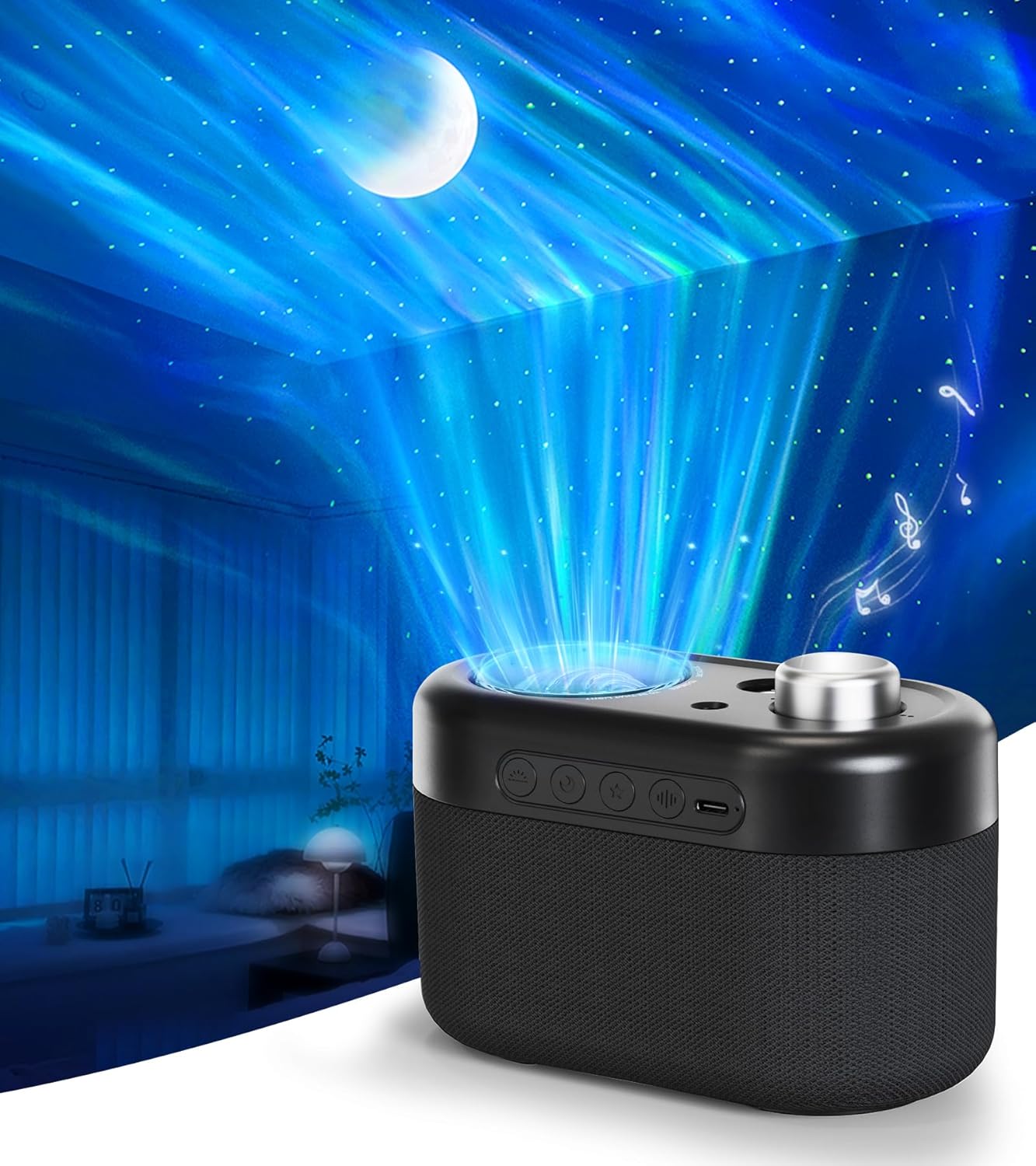 Northern Lights Projector, 7 Colors...