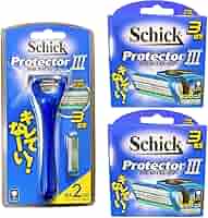 剃刀×3 Amazon.co.jp: Schick(シック) プロテクタースリー 3枚刃 替刃