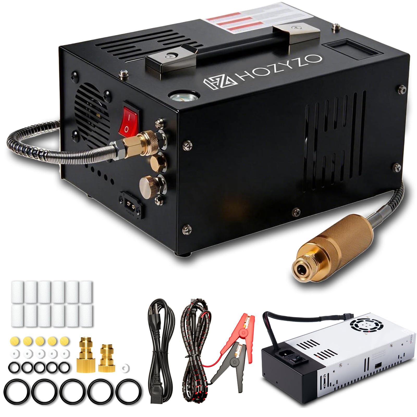 2026 ENW PCP Air Compressor, 4500 PSI / 30 MPa – Portable Air Pump for PCP Rifles, Paintb…