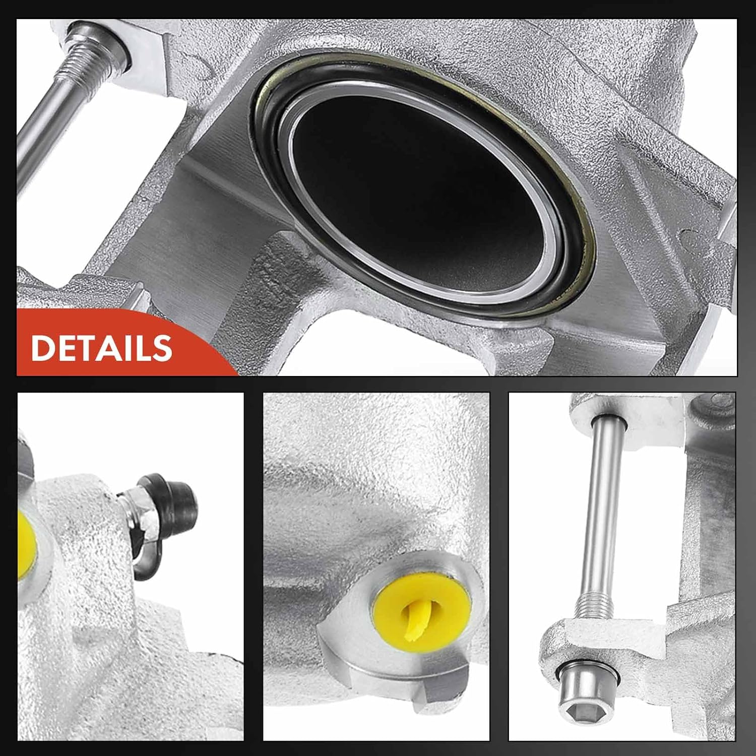 A-Premium Disc Brake Caliper Assembly Without Bracket Compatible with Select Chevy, GMC and Jeep Models - Blazer, Cherokee, K10, K20, V10, V20, V1500, Jimmy, Grand Wagoneer, J10 - Front Passenger