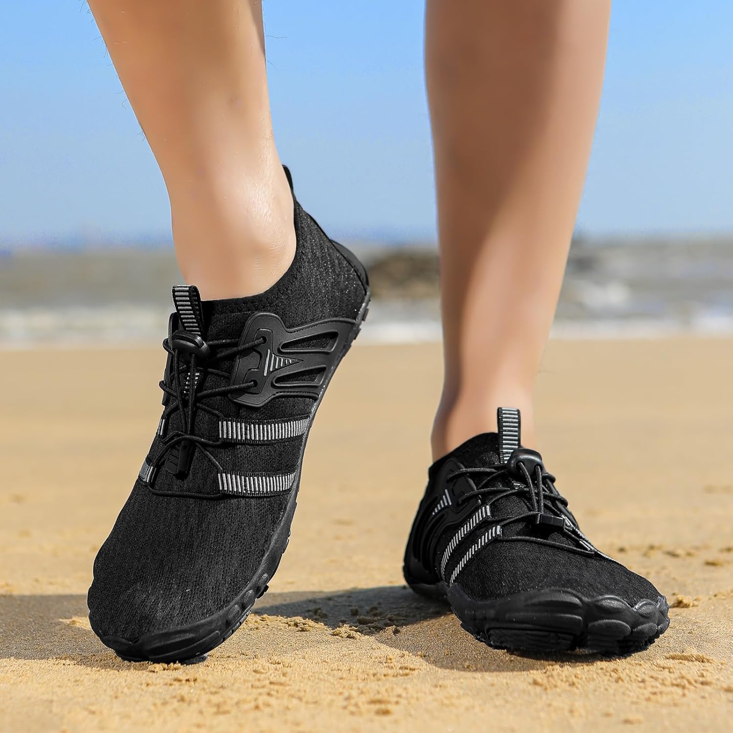 Barefoot Shoes for Women Men Wide Toe Box Zero Drop Water Shoes Running Hike Grounded Footwear Breathable Walking Sneakers 2025