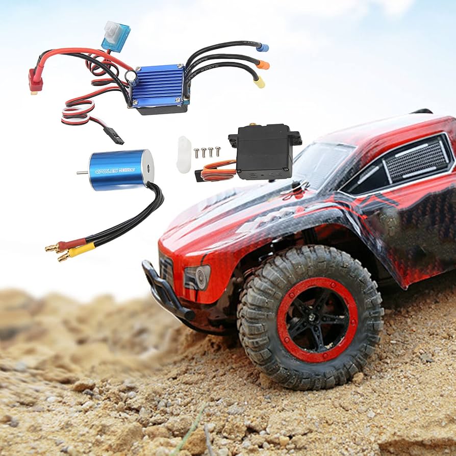 ホビーラジコンカー ブラシレスモーター搭載 Amazon | 2435 4800KV RCカーブラシレスモーターコンボには