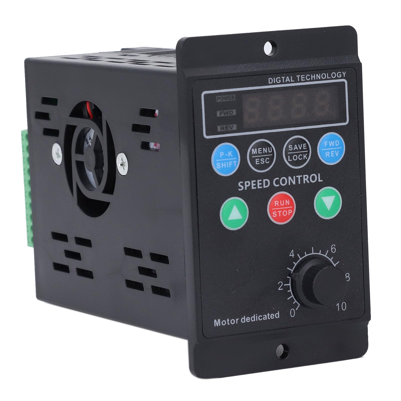Unidad de Frecuencia Variable Inversor de Control de Velocidad de Motor Trifásico de Alta Eficiencia para Aplicaciones de Ahorro de Energía 400W 2A