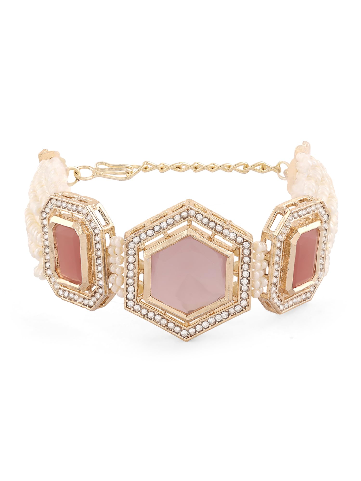 See full amazon price history chart for ZAVERI PEARLS Pink Multistrand Artificial Stones & Beads Ethnic Bracelet For Women-ZPFK16671 ZAVERI PEARLS Pink Multistrand Artificial Stones & Beads Ethnic Bracelet For Women-ZPFK16671 (B0CKTMNT1K) Amazon Price History, Amazon Price Tracker