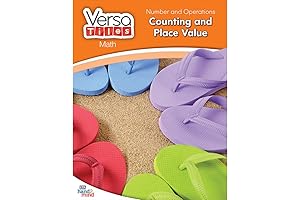 hand2mind VersaTiles Math Books Grade 1 (Number and Operations: Counting and Place Value)