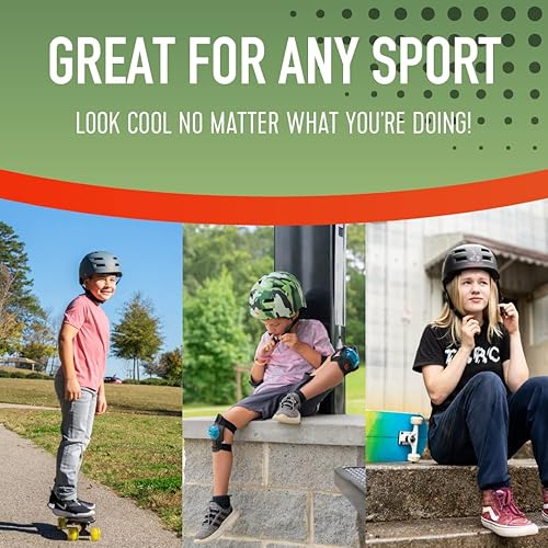 Miniatura 10 de Flybar Casco de bicicleta, casco multideportivo, ligero con doble certificación con esfera ajustable, protección contra impactos para actividades