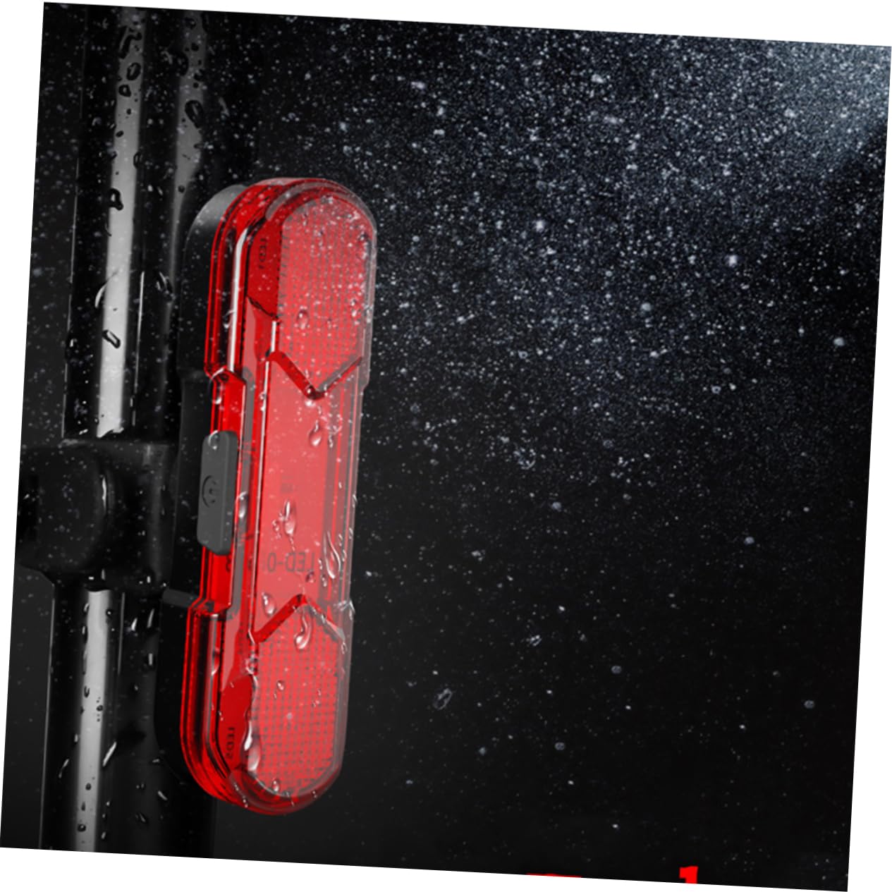 SUPVOX 2 Sets Rechargeable Bike Tail Light Abs Material Multi- Rear Light for Cycling Camping Easy Install