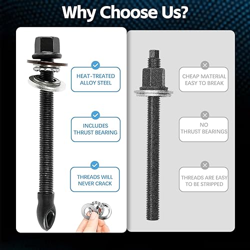 Miniatura 7 de Para GM 25264 Extractor de equilibrador armónico y LS Harmonic Balancer Herramienta de instalación 1997-UP V8 LS1 LS2 LS3 LS4 LSX LSA LS6 LQ4 LQ9,