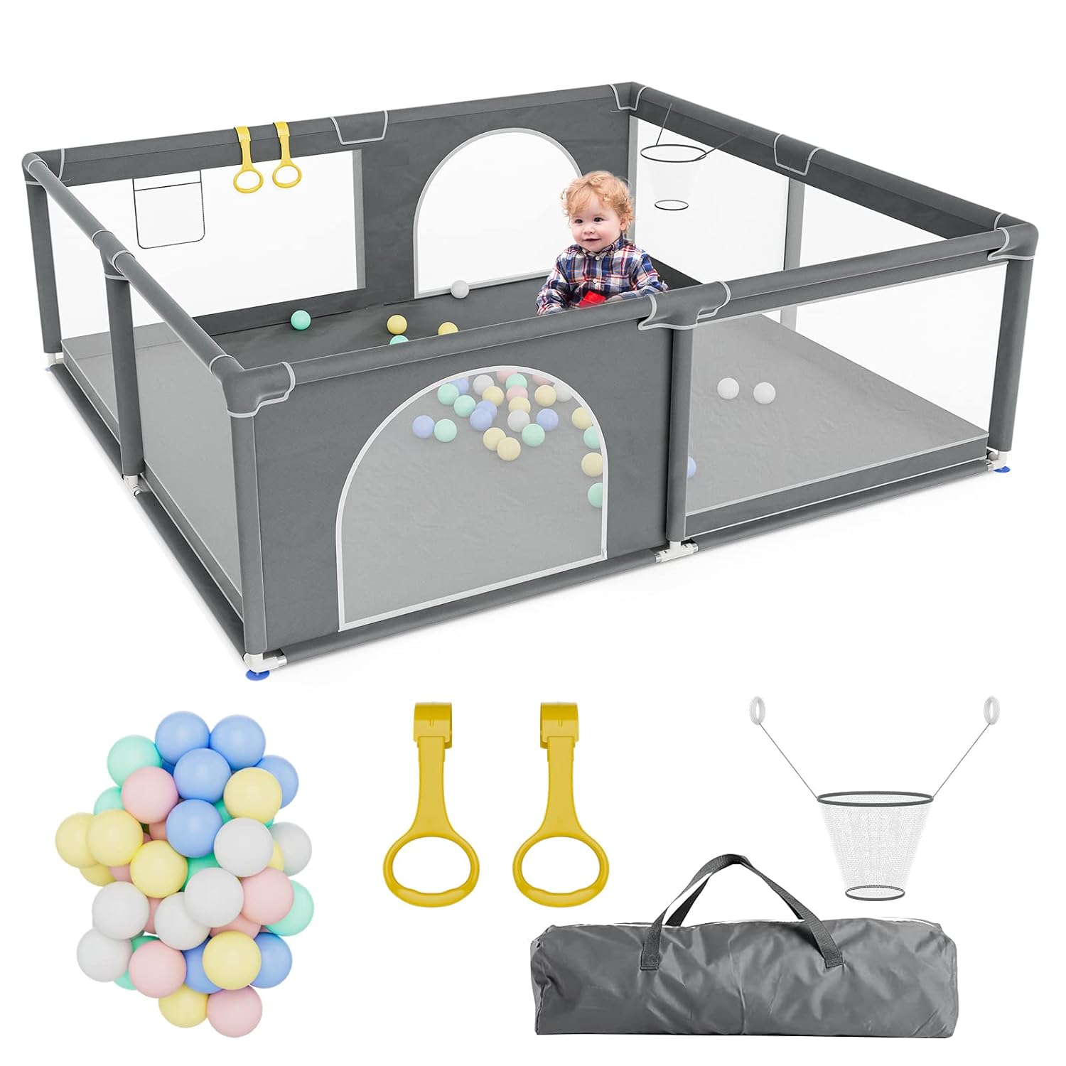 UMOMO U18 Baby Playpen, Playpens for Babies, Baby
