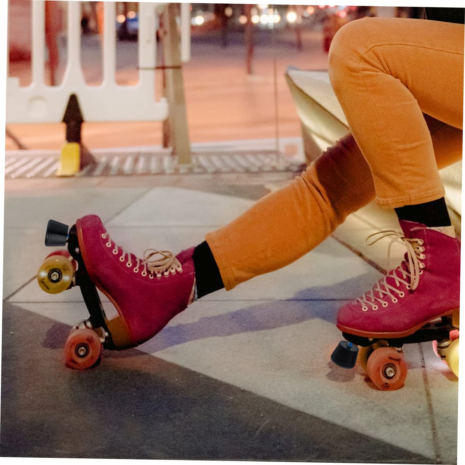 KESYOO 2 Sets Roller Skates Toe Stops Replaceable Skate Toe Stoppers Ensure Skating Pads