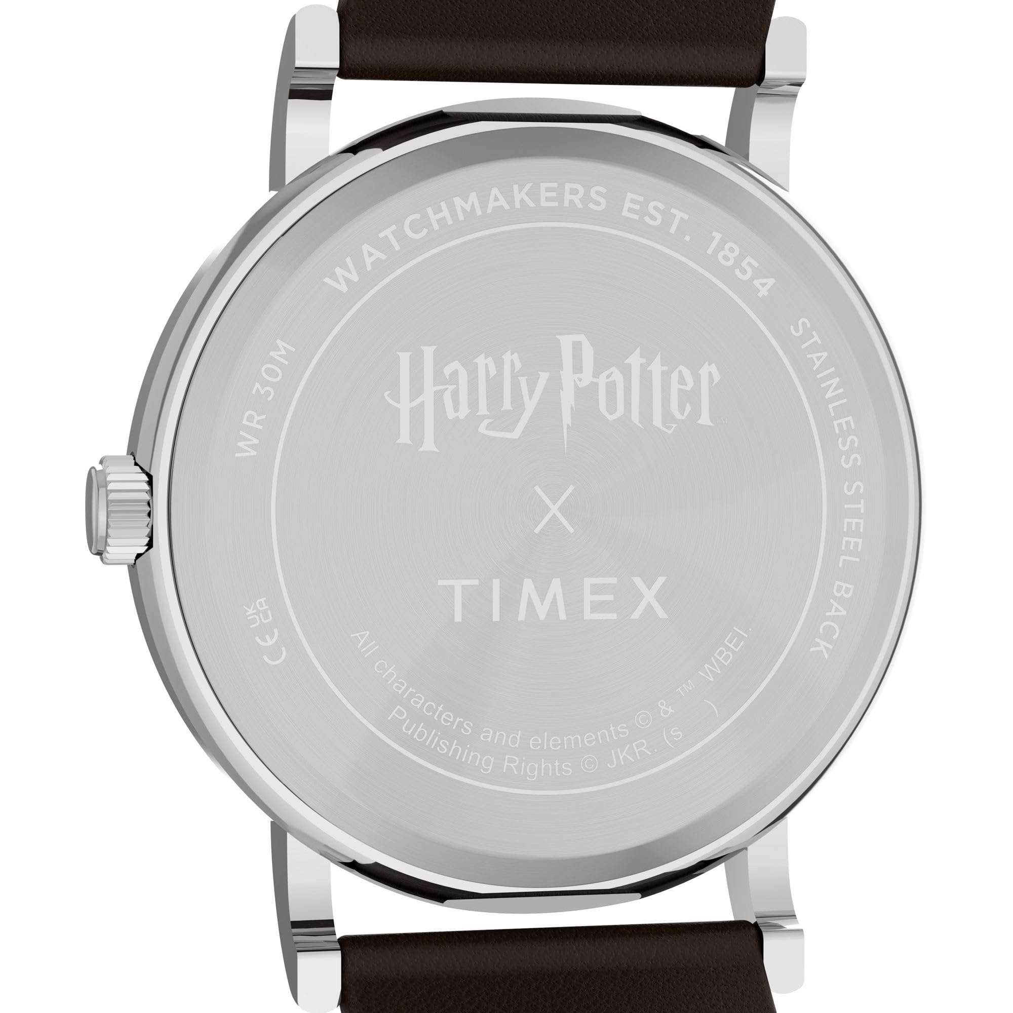 Timex Unisex Harry Potter x Weekender Hufflepuff House 38mm Watch - Brown Two- Piece Cream Dial Silver-Tone Case - 4