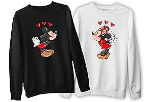 Personalized Couples' Disney Valentine Sweatshirt