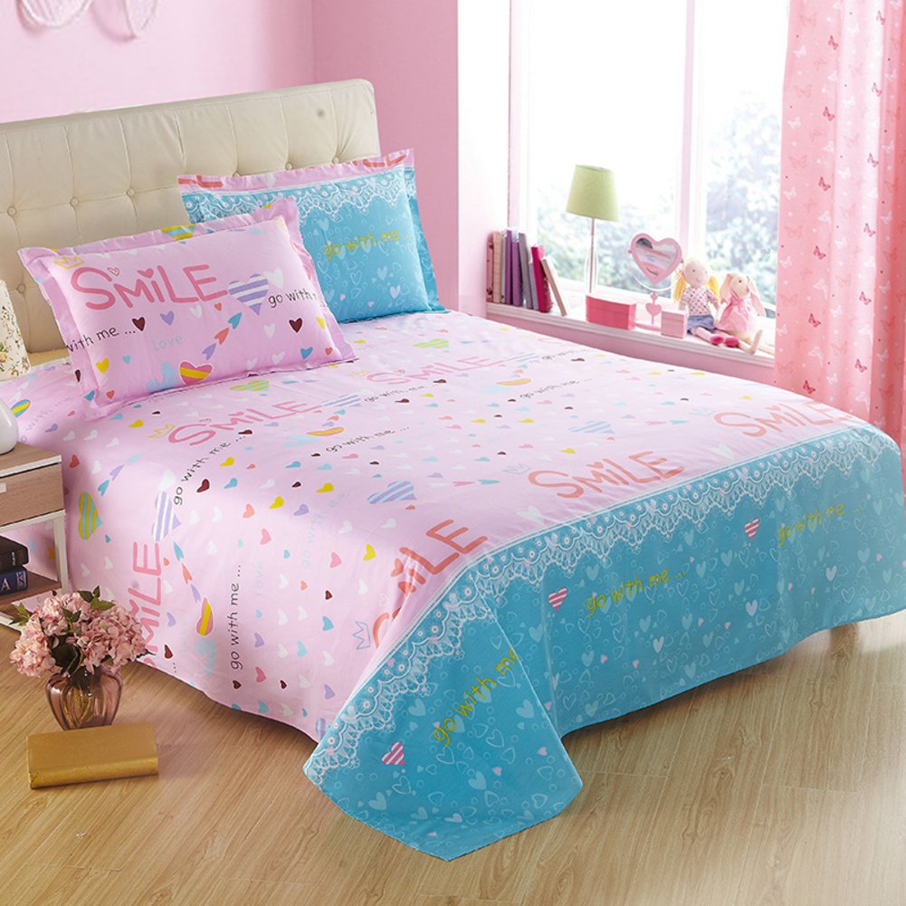 Drap de dortoir étudiant en coton 160x230cm pour des nuits douces en studio