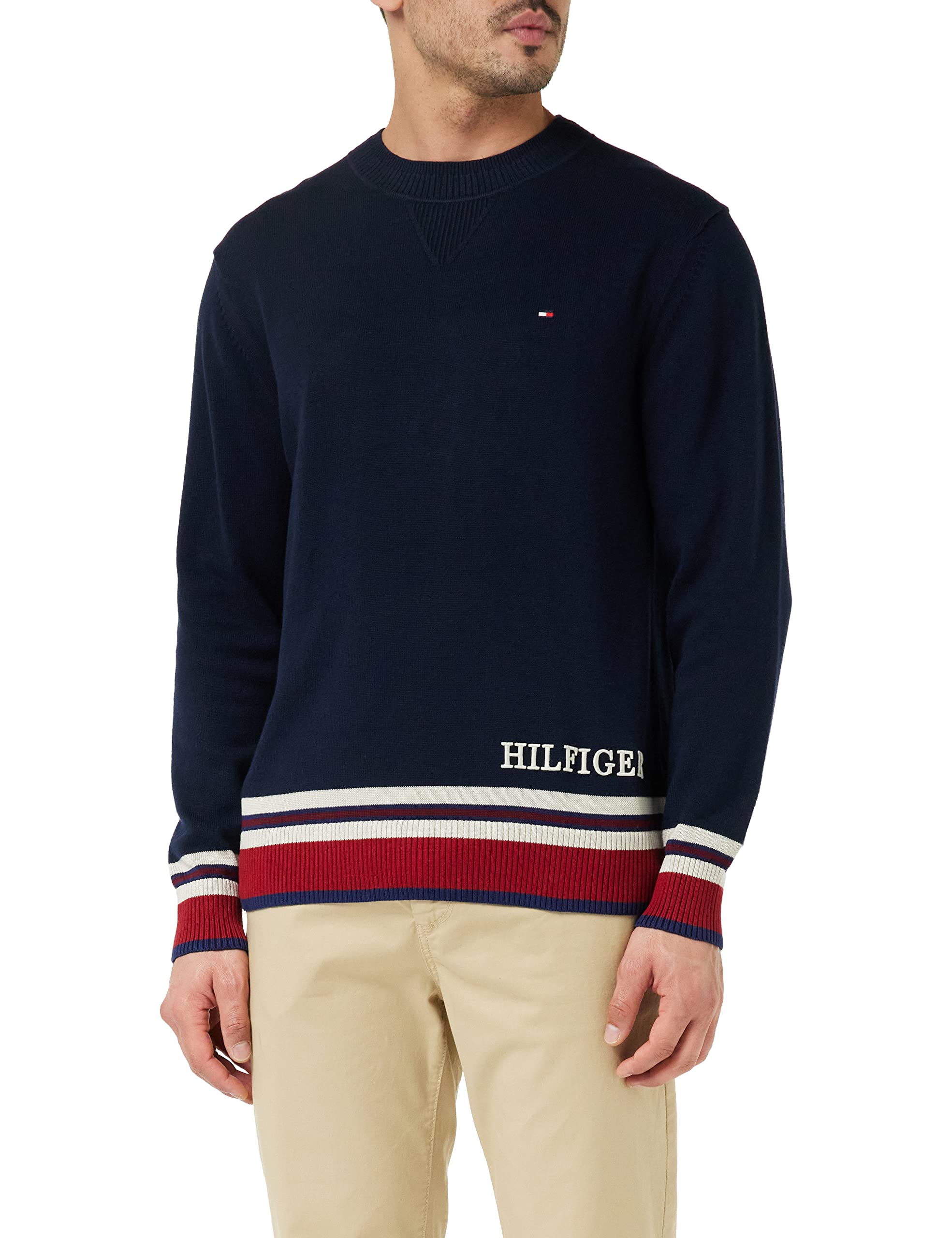 Tommy HilfigerMen's PLACED GRAPHIC STP Pullovers
