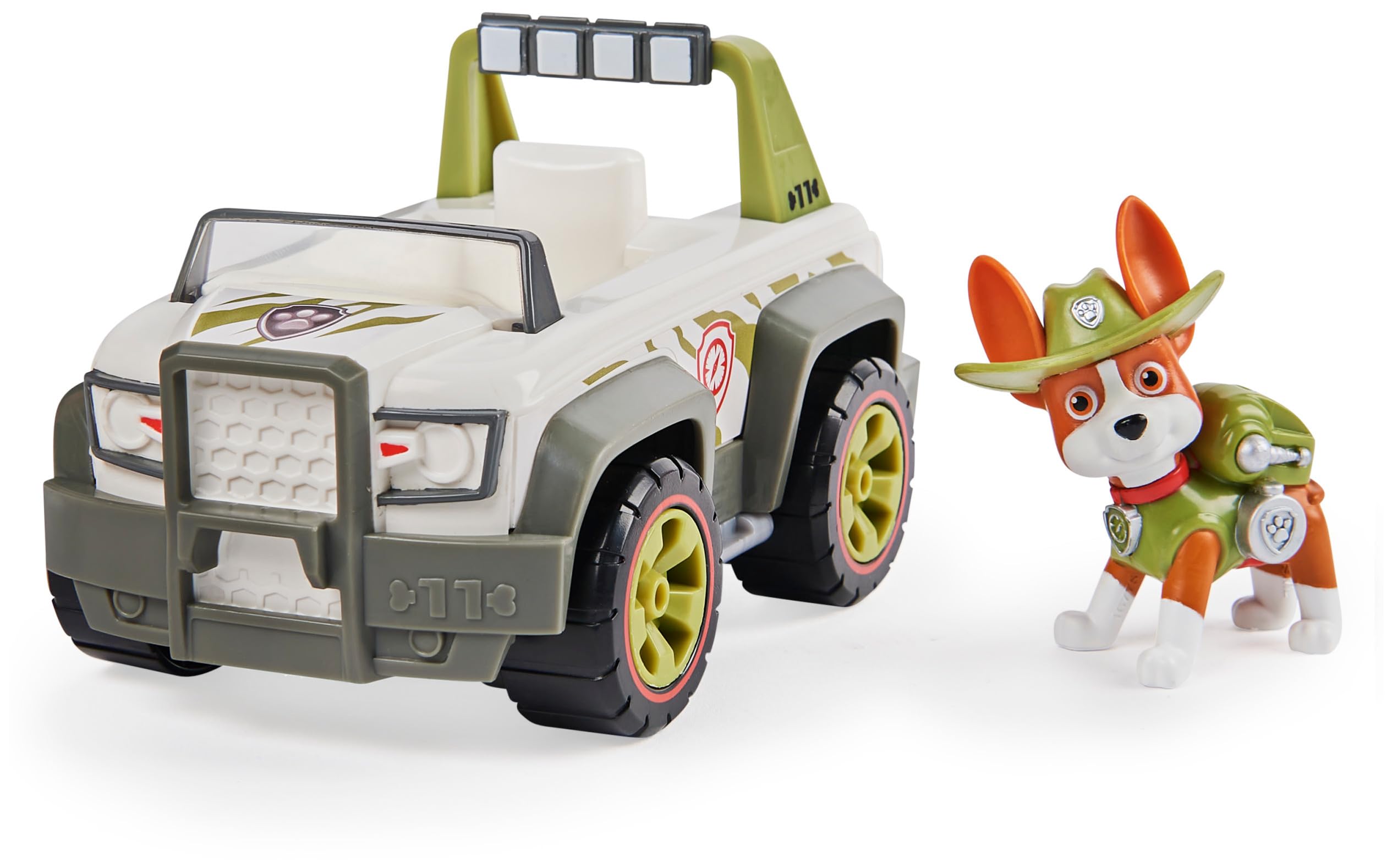 Patrulla Canina - Coche Jungle Cruiser Y Figura Tracker: Coche Todoterreno de Juguete con Figura Tracker - Patrulla Canina Juguetes - 6069071 - Juguetes Niños 3 Años + - Regalo Niño 3 Años + 2 71G5gXaUd8L