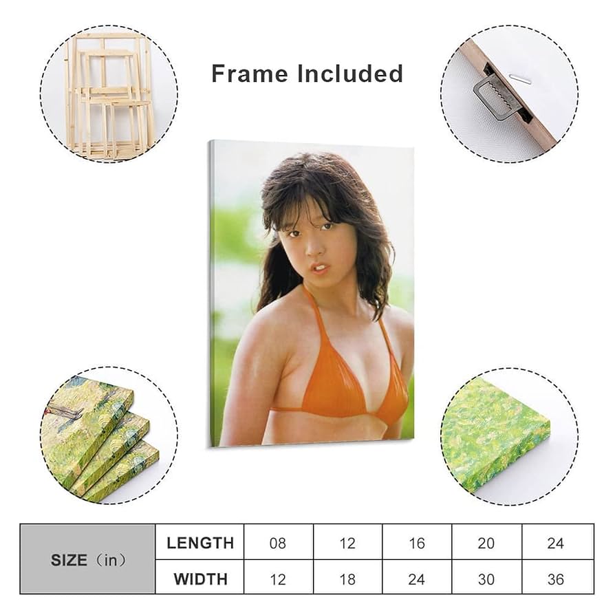 Amazon.co.jp: 中森明菜写真ビキニセクシー壁飾りポスター