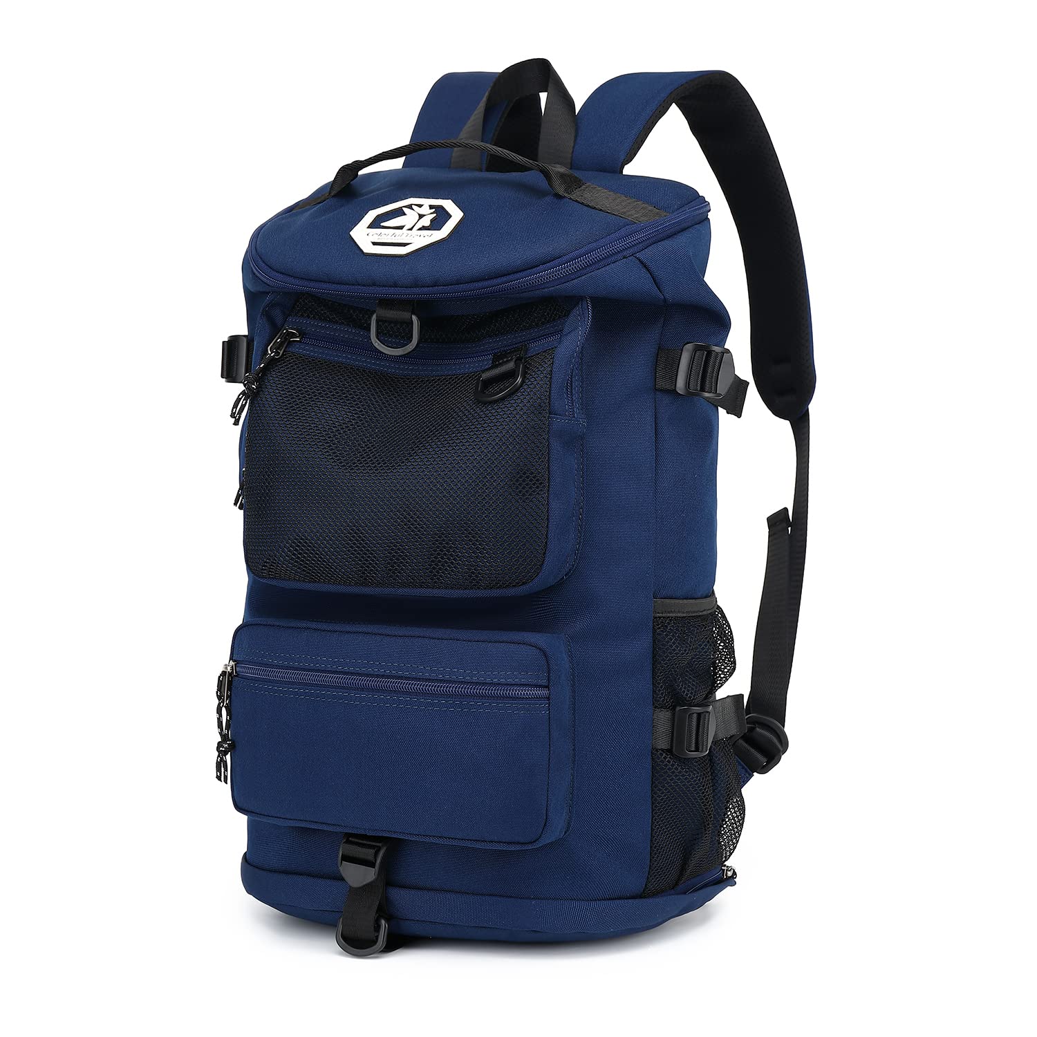 Kalesi Gym Duffle Bag Backpack 4-Way Waterproof with Shoes Compartment for travel Sport Hiking laptop (dark blue)