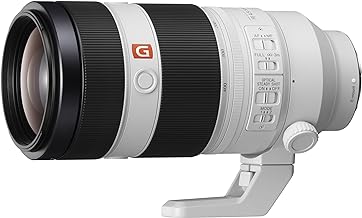Sony Lens SEL-100400GM G Master Super Zoom 100 - 400 mm F4.5 - 5.6 OSS Full Format Suitable for A7 A6000 A5100 A5000 and Nex Series E-Mount White