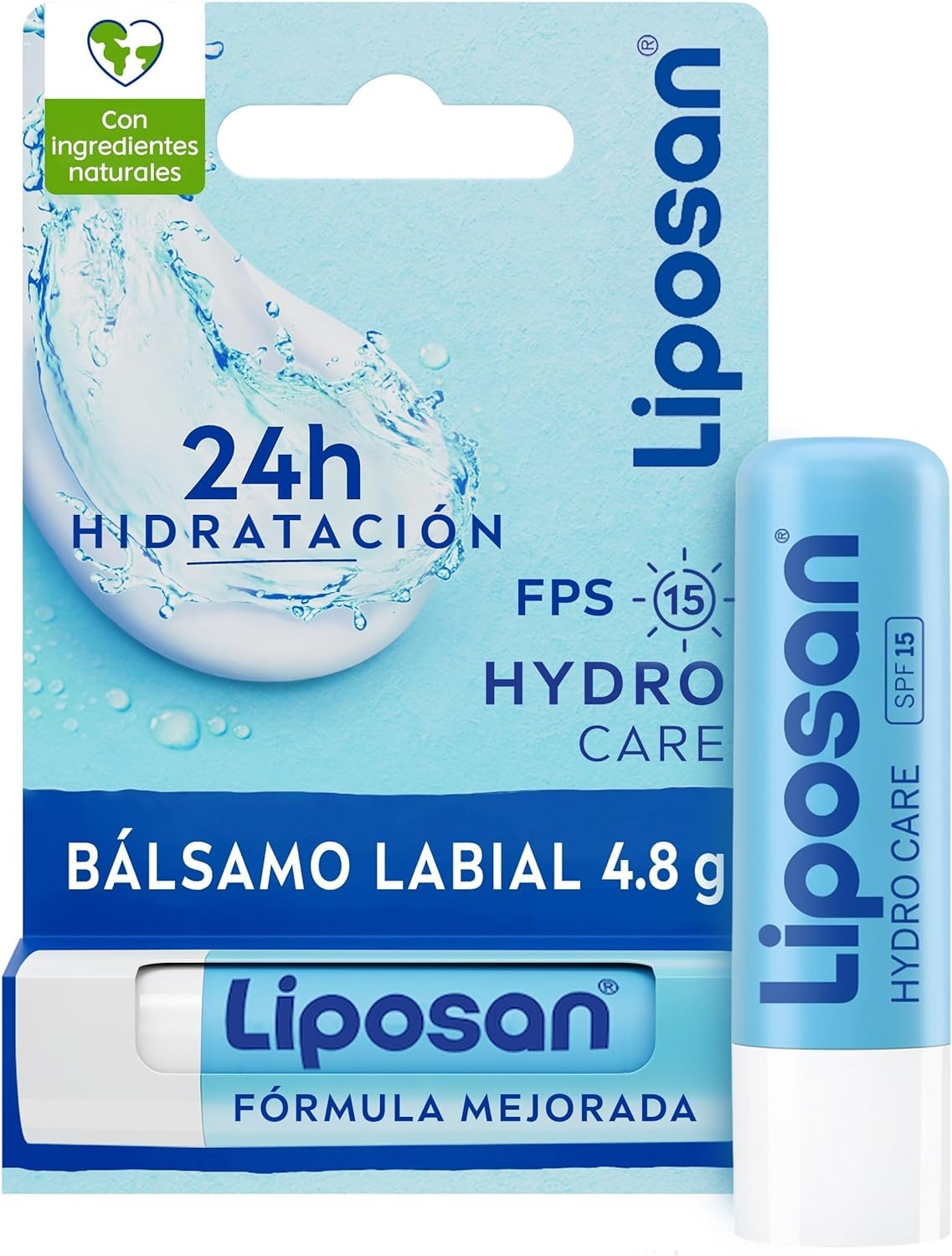 Bálsamo Labial Liposan Hydro Care FPS 15: Hidratación 24H