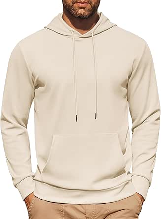 COOFANDY Men's Casual Pullover Hoodie - Long Sleeve Drawstring Hooded Sweatshirt With Pocket 7 thumbnail image