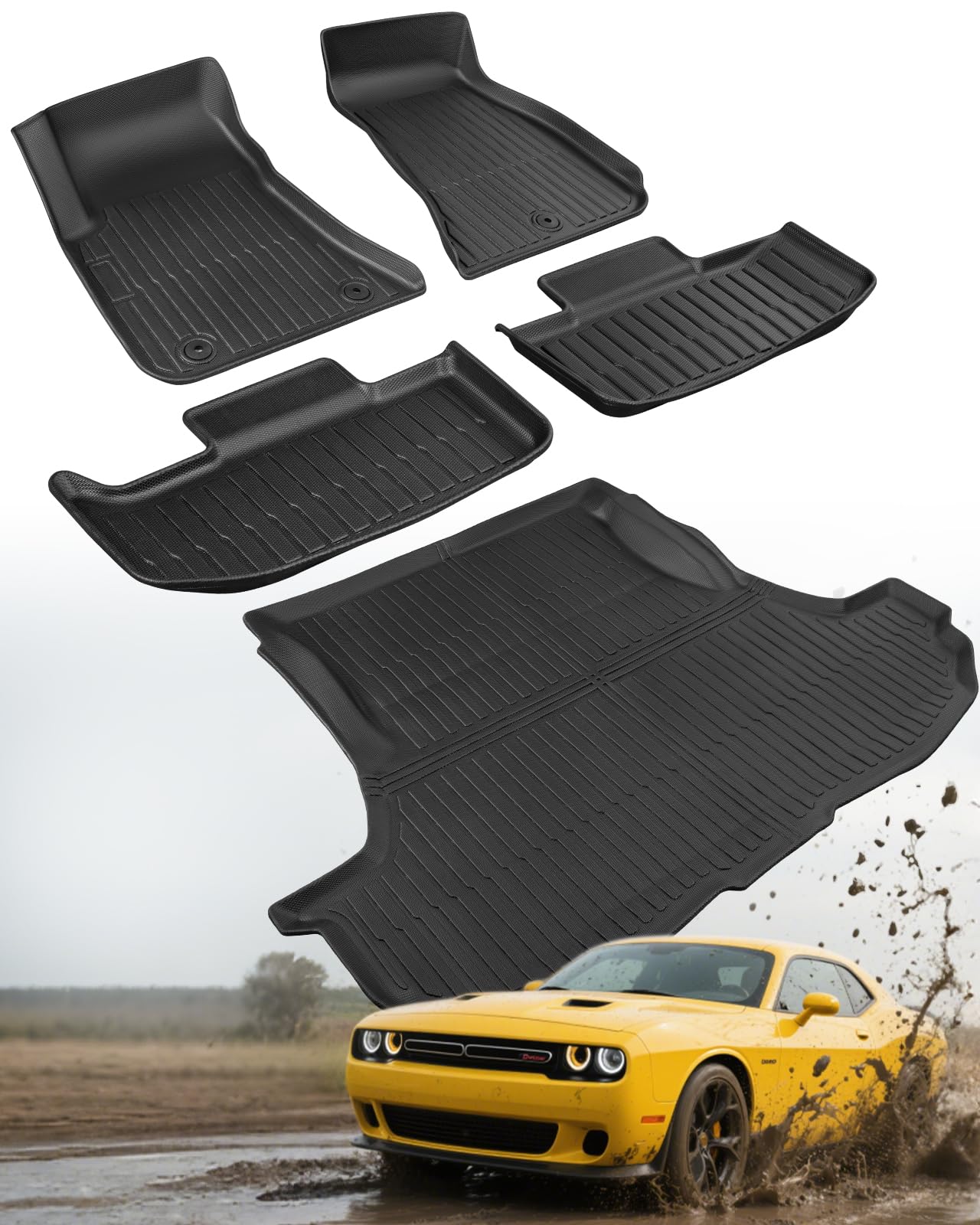 JakeParts Floor Mats (4PCS) - Black