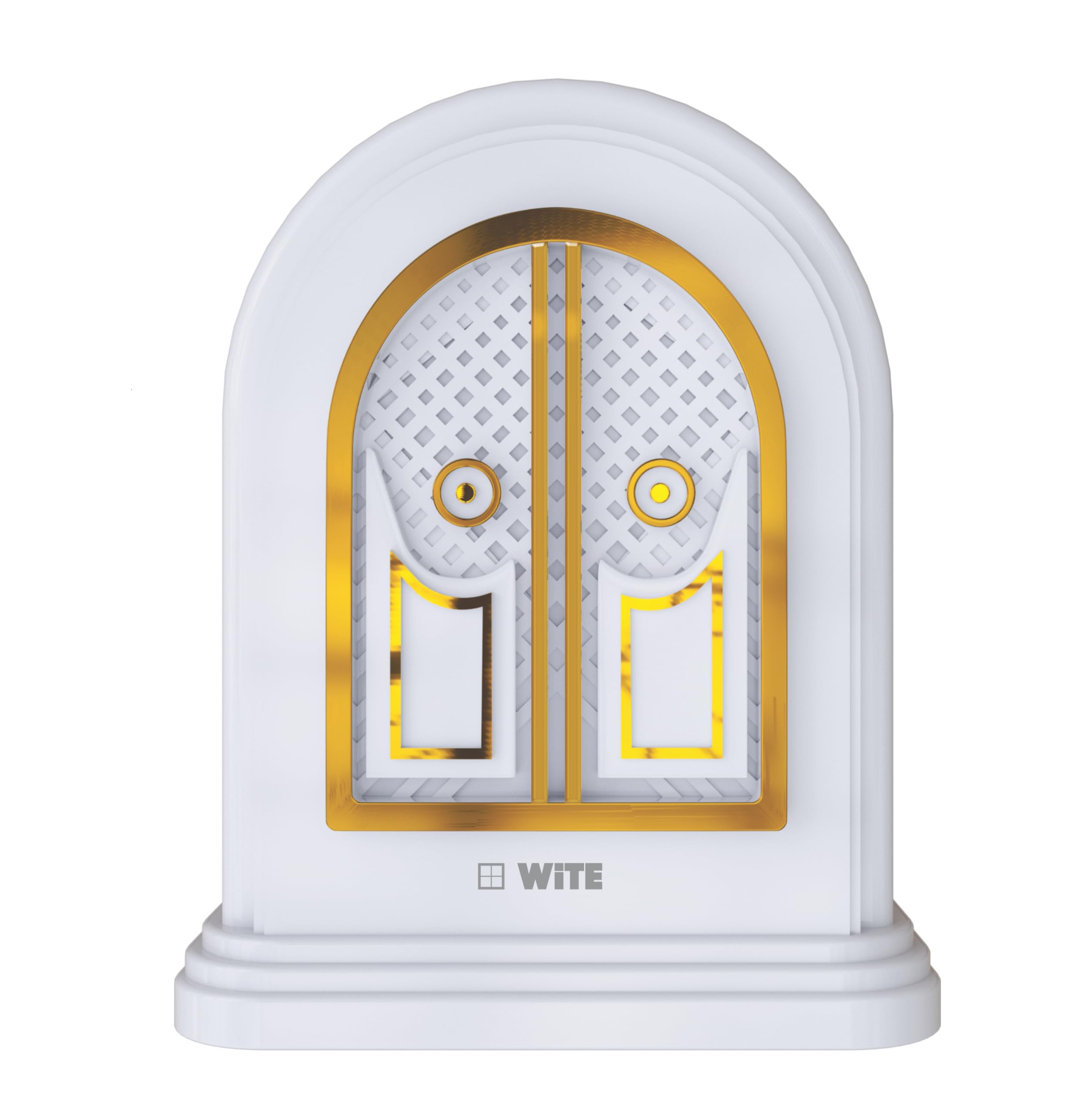Sweet Home Door Bell - Battery Operated Wired Door Chime - Glossy Finish - White Color - Plastic (Multitunes + POD)-image-49