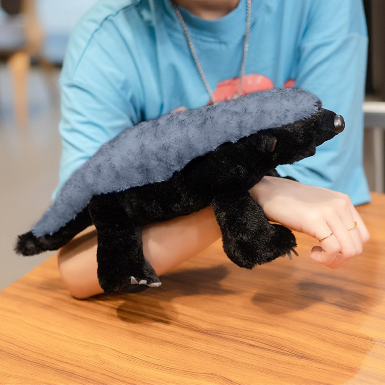 Figura MOJO Maschio Di Honey Badger (Ratel) – Fauna Selvatica, Dipinta A Mano, Realistica, Collezionabile