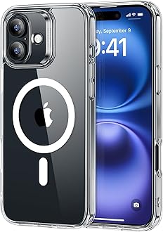 ESR for iPhone 16 Case (4 in 1) Set, Translucent Matte Case with Screen Protector, Compatible with MagSafe, Military-Grade Protection, Classic Series, Clear