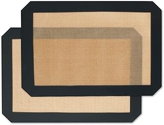 Silicone Baking Mat,Silicone Mat,2 Pack Reusable Non-Stick Baking Mat,Fo...