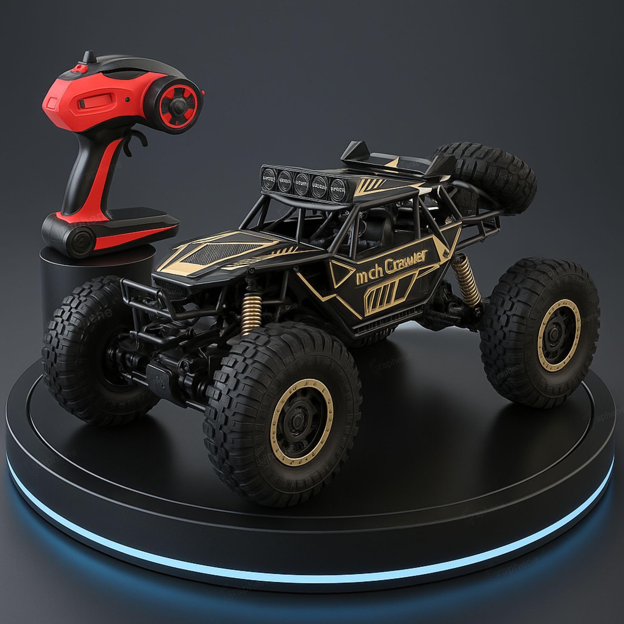 Graphene RC Drift Car - 360° Rotation & Smoke Effects -10