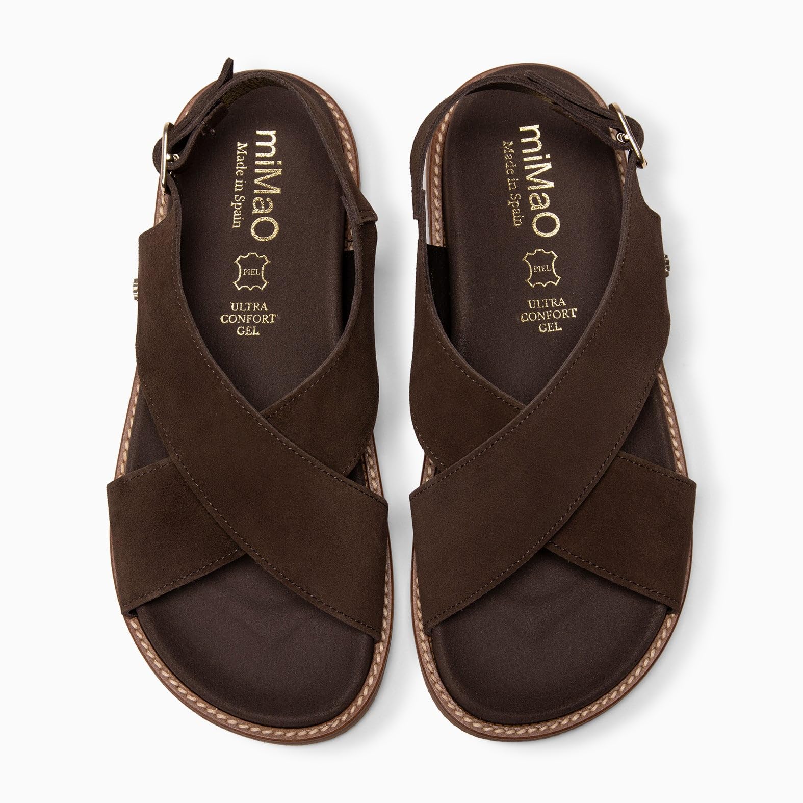miMaO. Sandalias tipo pala en piel. Hechas en España