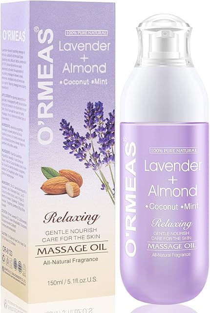 Massage Oil For Warming, Relaxing, Joint Pain Relief Sensual Massage Oil Lavender Almond Peppermint And Coconut Massage Oils For Massage Therapy Moisturizing Body Oil For Men And Women 5.1 Fl.Oz