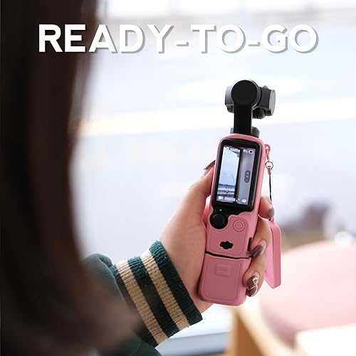 Miniatura 3 de Funda de bolsillo 3, funda protectora de silicona suave compatible con DJI Osmo Pocket 3 Creator Combo, protector de pantalla Osmo ligero,