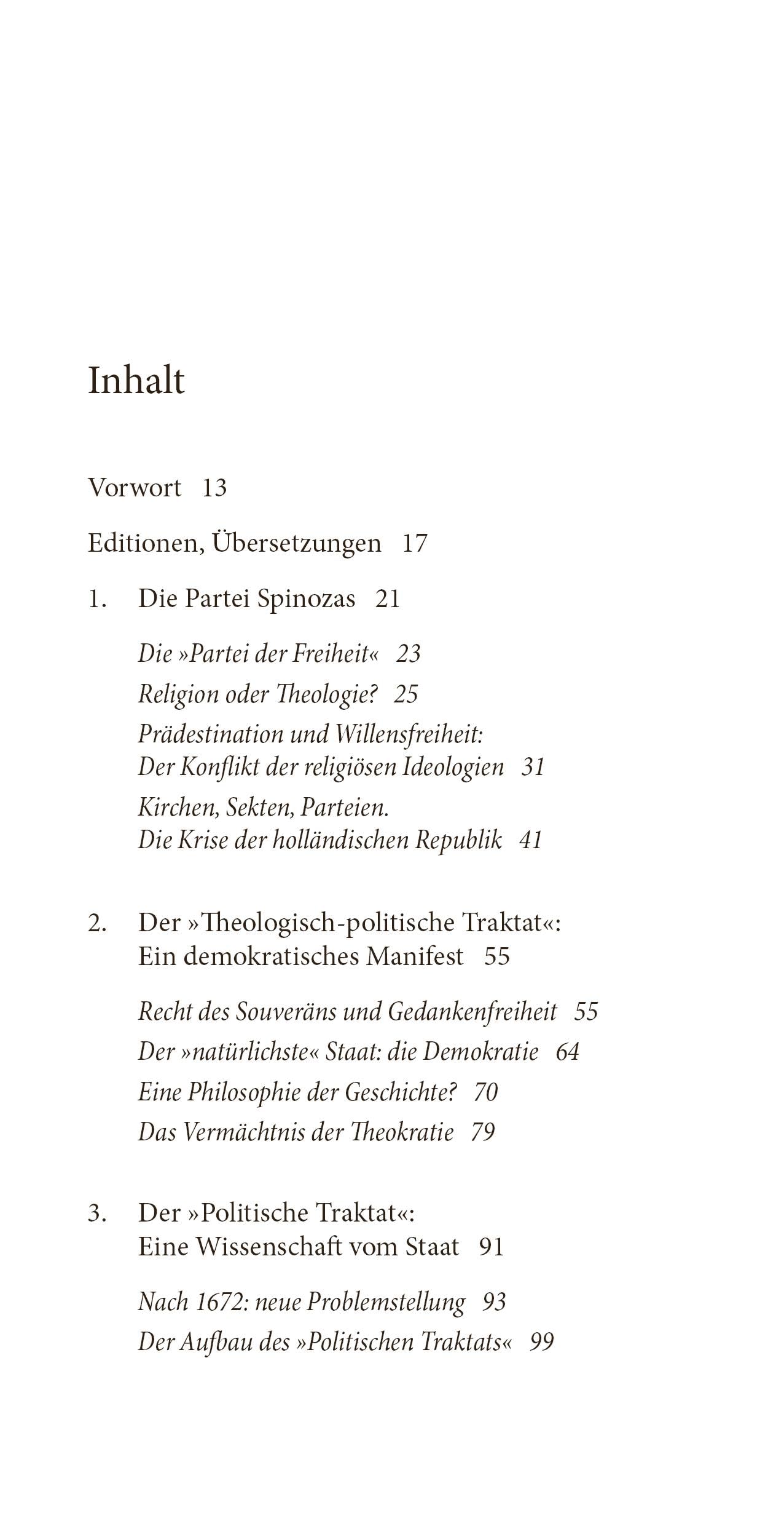 Spinoza und die Politik