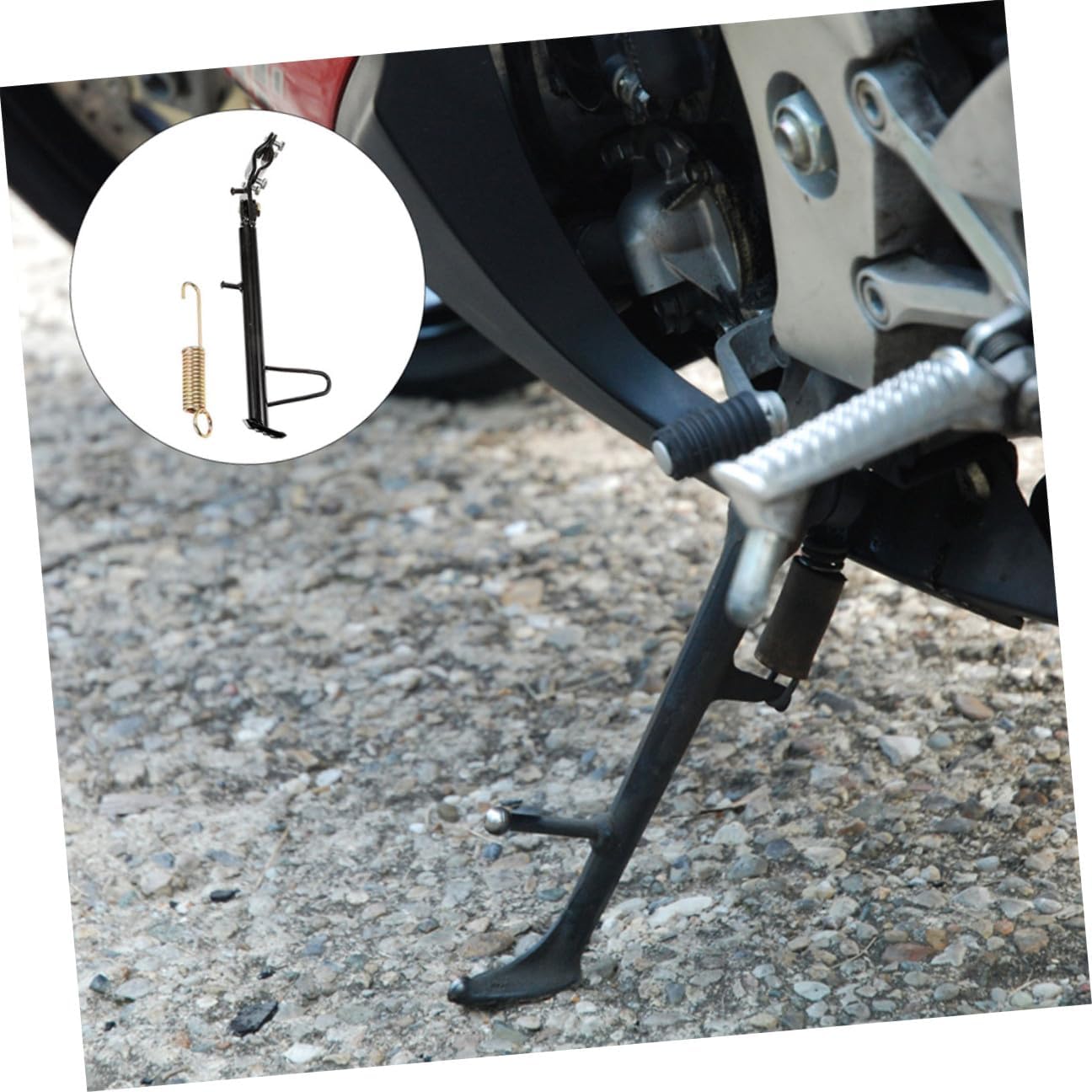 Metal Side Stand Motorcycle Kick Stand Replacement for Scooter