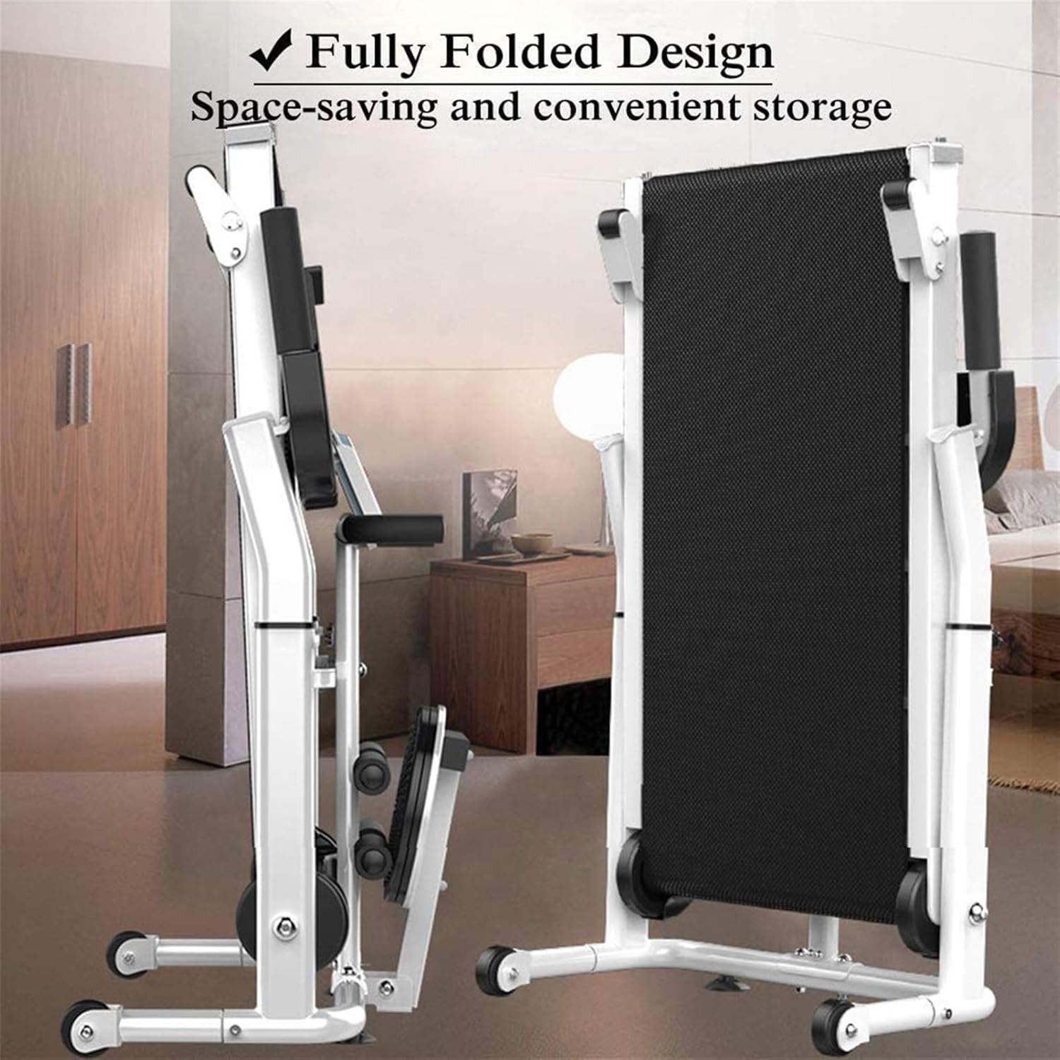 Treadmill Professional Treadmill Tablet Holder Continuously Adjustable Up to 14 Km/H Fitness Machine for Home Gym Office