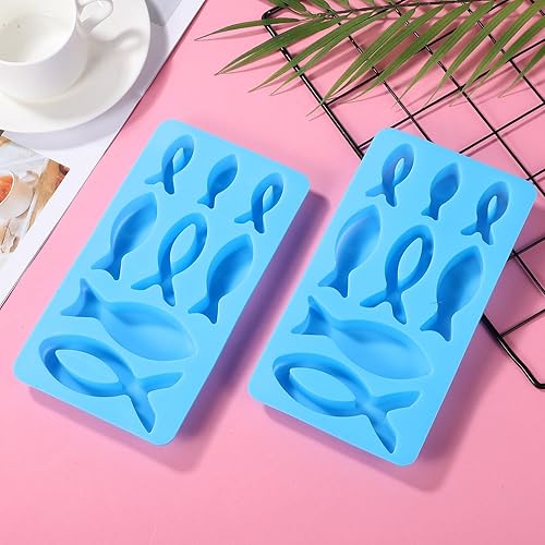 Miniatura 3 de Kichvoe Molde de silicona para tartas, moldes para cubitos de hielo, moldes para pasteles para chocolate de jabón, moldes de silicona para