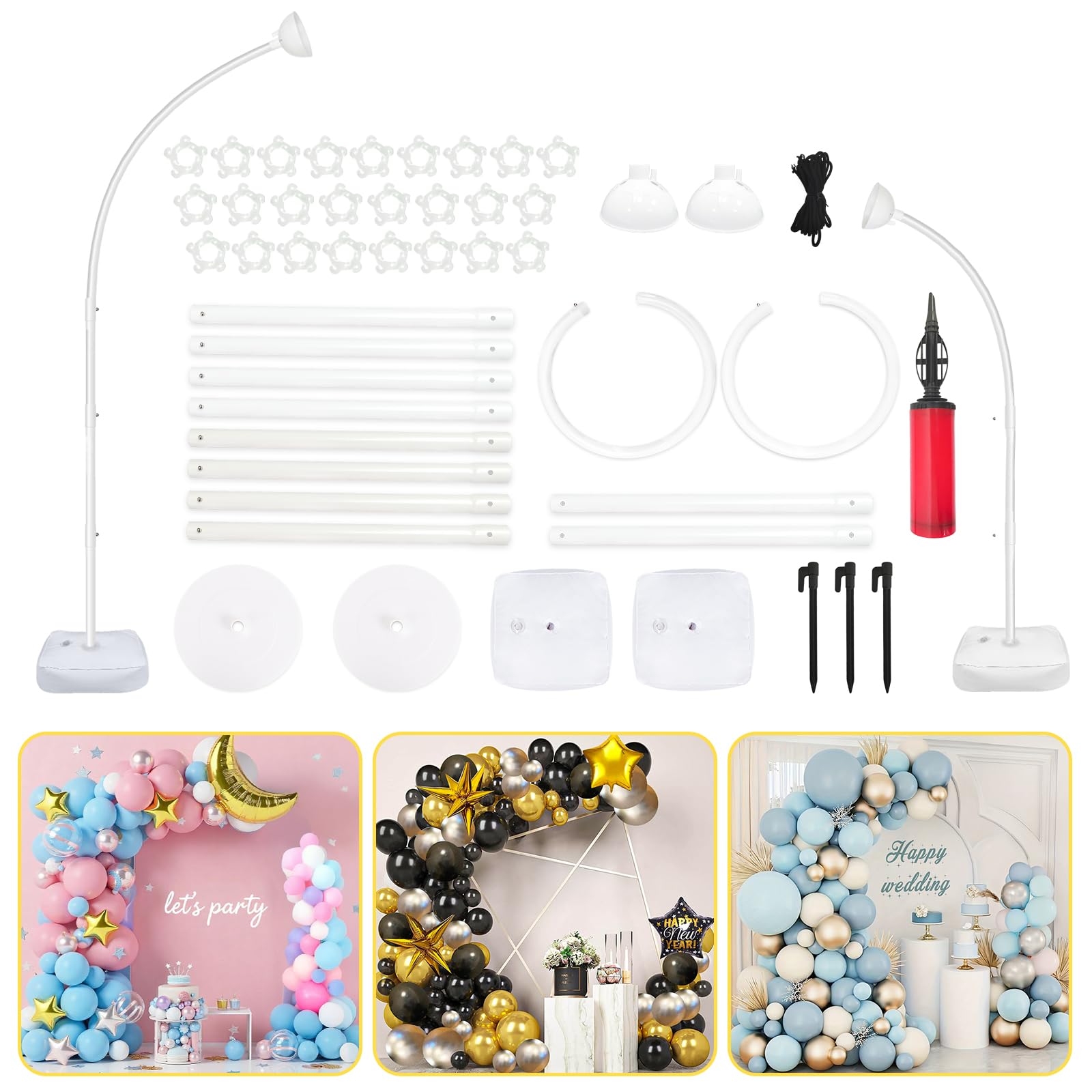 Photo 1 of AerWo Balloon Arch Kit 8.2FT & 6FT
