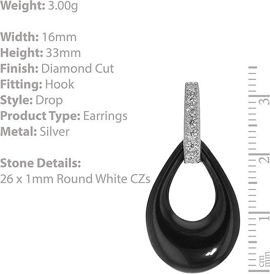 Orecchini a cerchio con ciondolo placcato oro con zirconi in argento sterling 92