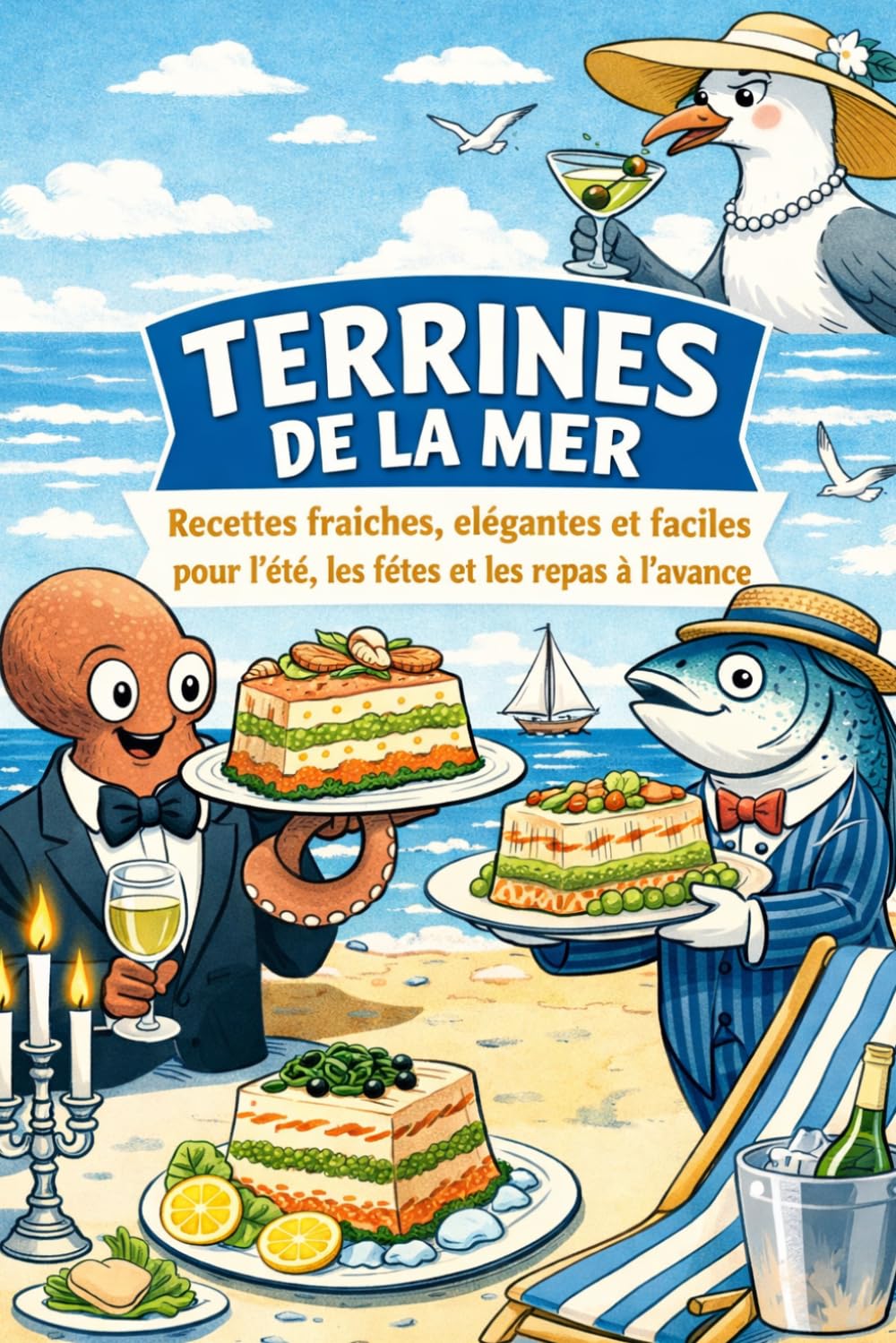 Terrines de la mer: Recettes fraîches, élégantes et faciles pour l’été, les fêtes et les repas à l’avance (L’Art de Cuisiner Simplement)