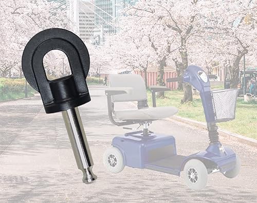 Miniatura 6 de AlveyTech Llave (estilo de enchufe estéreo) con cabezal circular plano para scooter Pride Revo (SC60), llave de repuesto para scooters de movilidad