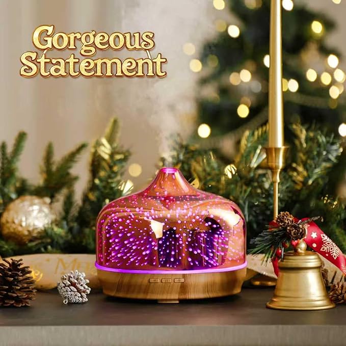 Difusor de Aromas Porseme 500ml con Control Remoto - Rosa Dorado miniatura 4