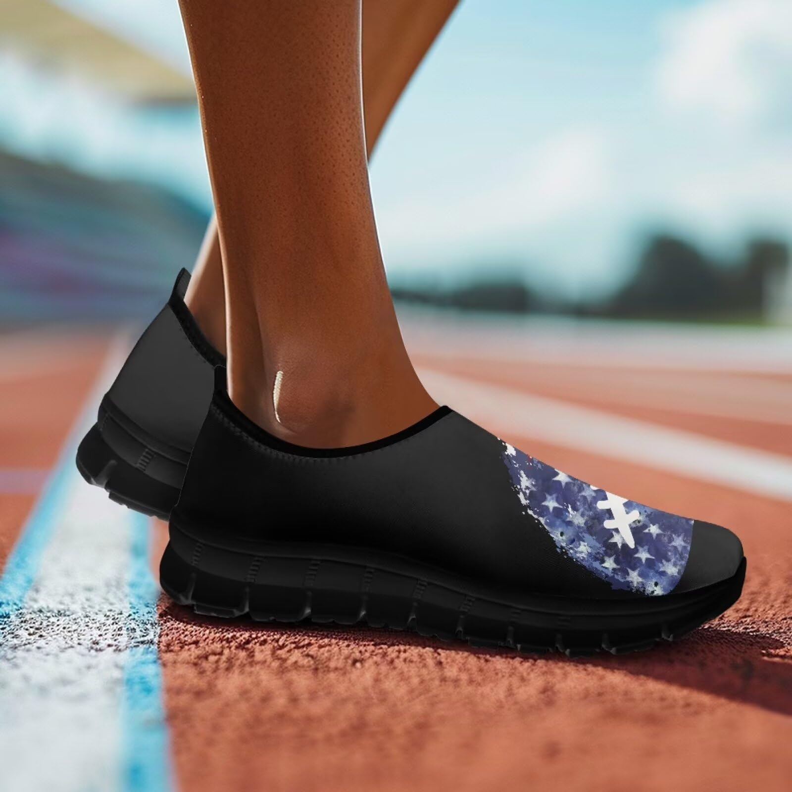 Męskie sneakersy na kemping, do jazdy na rowerze, biegania, oddychające, lekkie, sportowe, na kemping, do miasta, jazdy na rowerze, biegania, czarna podeszwa