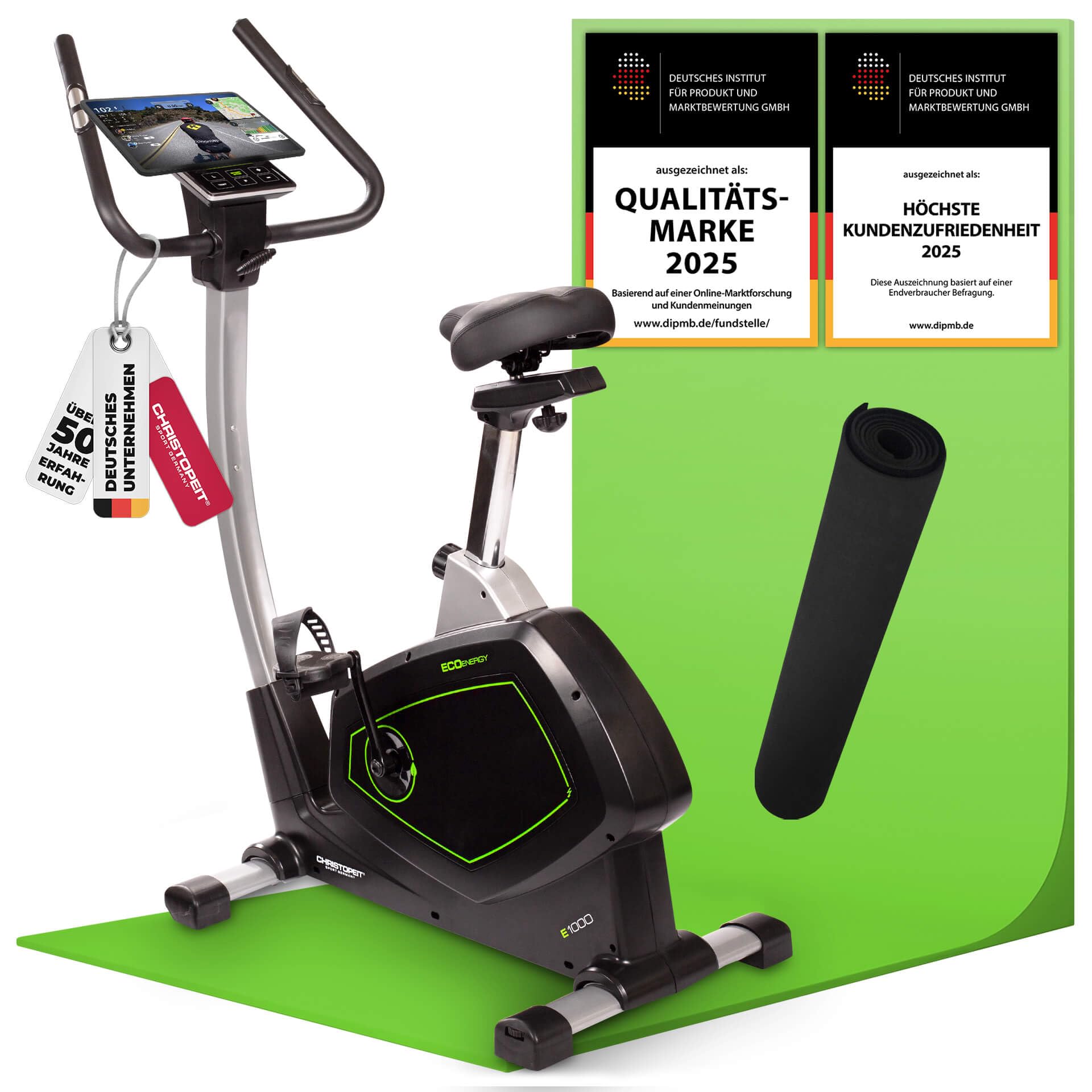 CHRISTOPEIT Ergometer Heimtrainer Eco 1000