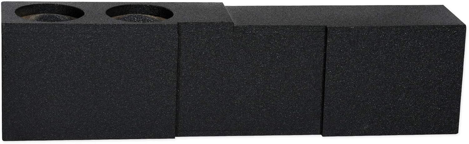 Rockville Dual 8" Subwoofer Box, Ported Enclosure, 35Hz Tuning, Front-Fire Design, Durable Bed Liner Finish, Space-Saving, for 2007-2020 GM/Chevy 1500 Crew Cab 2500HD/3500HD