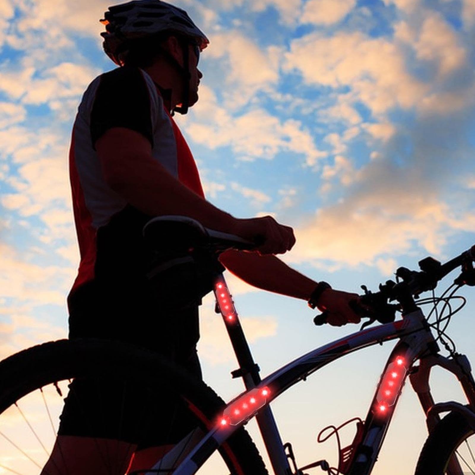 自転車ライト マウンテンバイクライト ナイトライディング用品 USB充電