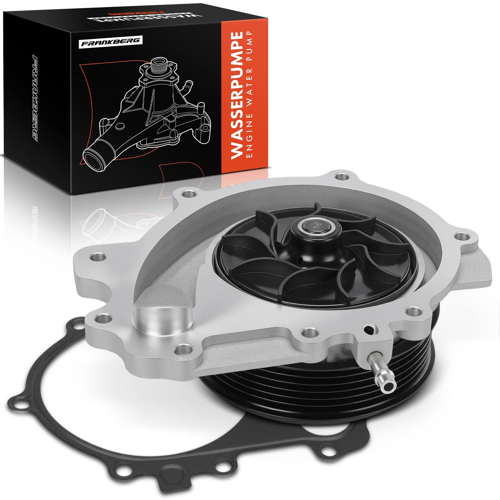 Frankberg Pompa acqua Pompa refrigerante Compatibile con Classe E T-Model S212 Classe C W205 Classe C T-Model S205 GLC X253 GLC Coupé Replace# 6512005101