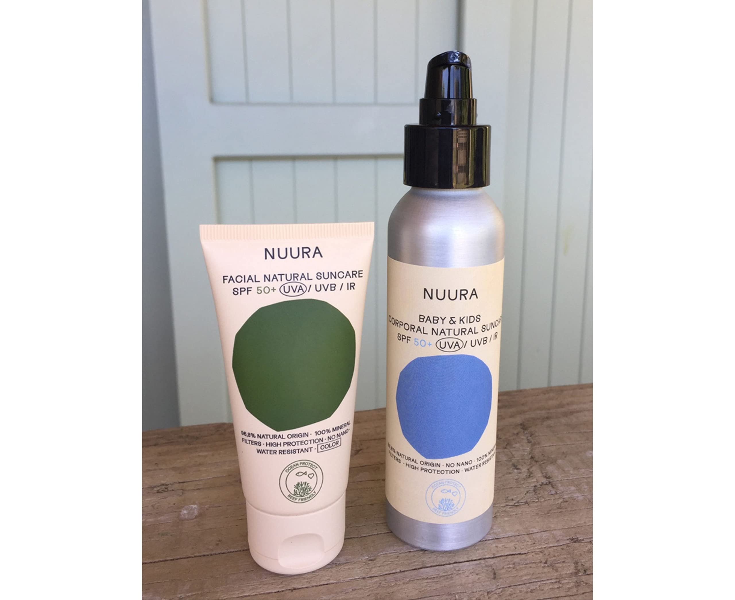 NUURA Mineralny Filtr Przeciwsłoneczny dla Dzieci SPF 50 - Krem Przeciwsłoneczny dla Dzieci i Niemowląt - Formuła Płynna i Biodegradowalna