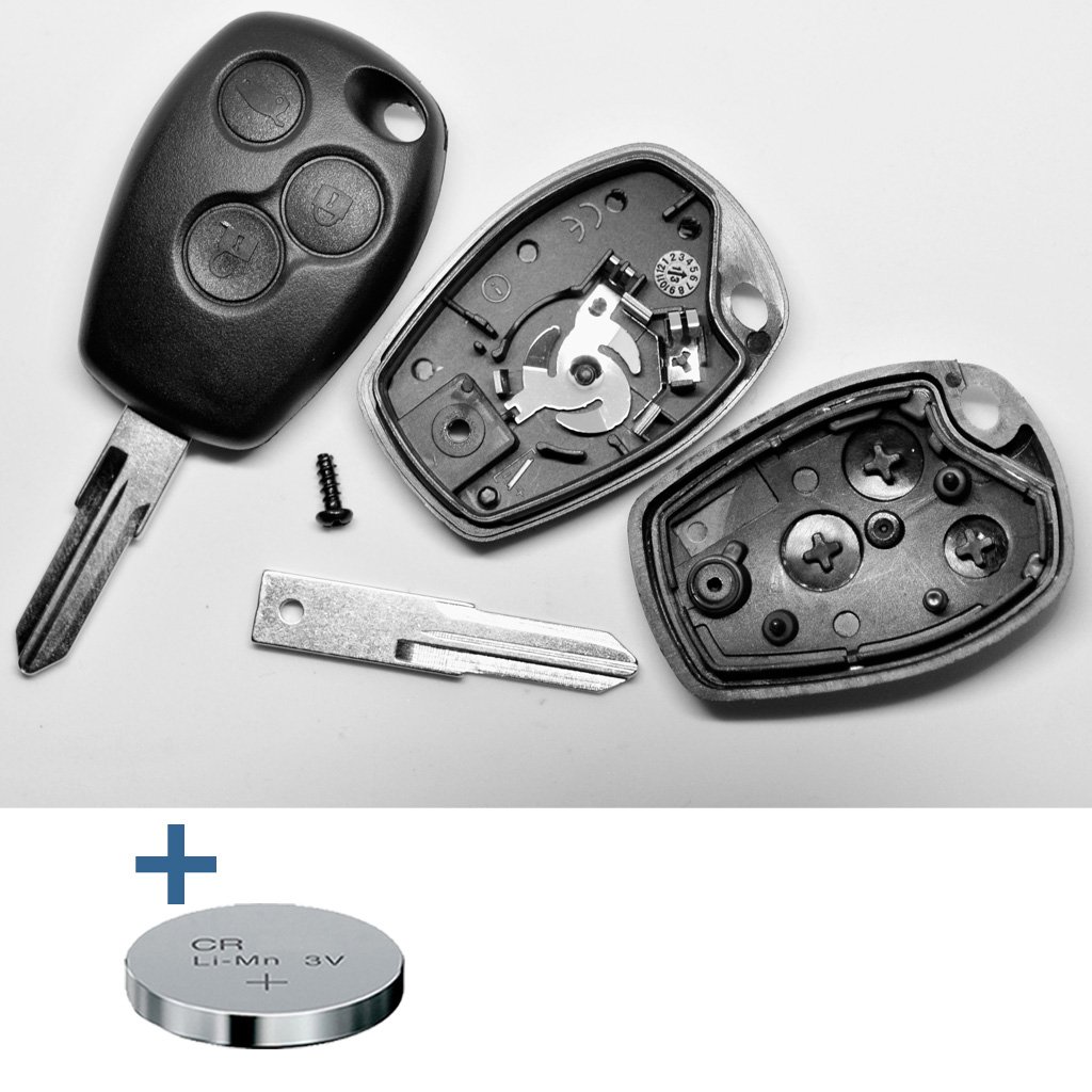 3T Ricambio Chiave Alloggiamento + Anello Batteria Taster Per - Foto 12