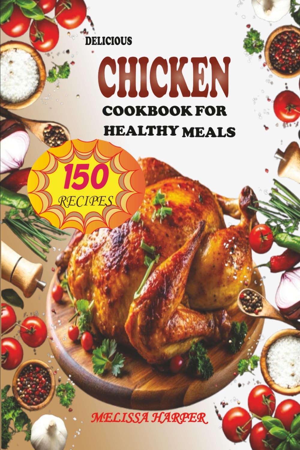 Delicious Chicken Cookbook for Healthy Meals: 150 Recipes, Including Chicken Curries, Salads, Grilled, Casseroles, Stews, And More